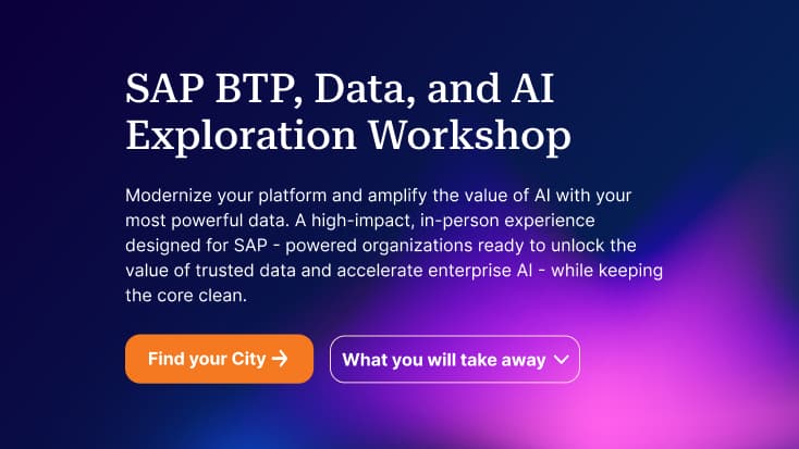 SAP BTP, Data, and AI Exploration Workshop