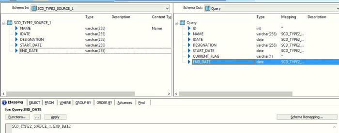 Slowly Changing Dimension (SCD) Implementation | SAP Data Services