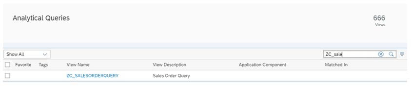 analytical query