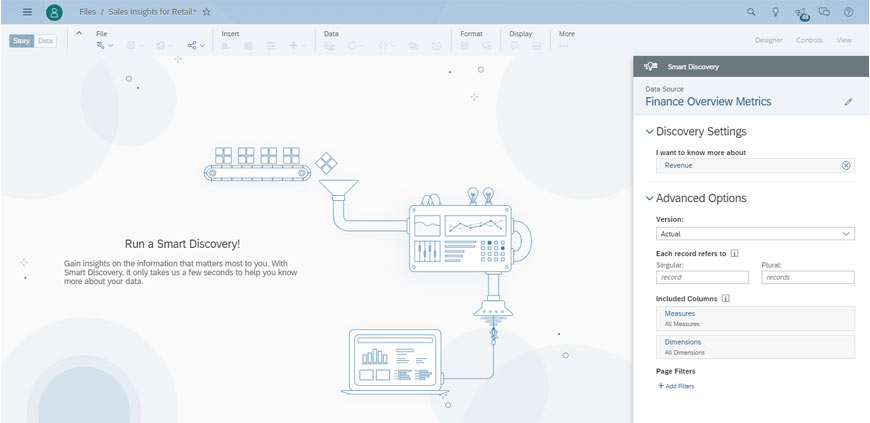 Dashboard Design-SAP Analytics Cloud